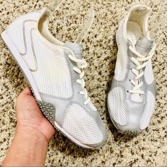 CATHY JEAN Mesh lightweight white sneakers women’s size 9 - Picture 1 of 8